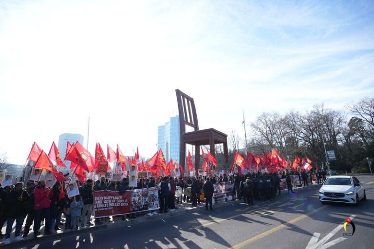 Protesta Tamil davanti all’ONU – 3 marzo a Ginevra
